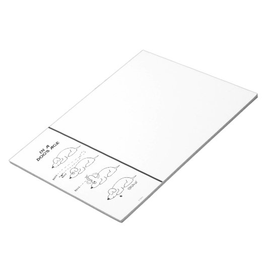 In de leeftijd van een hond notitieblok (Schuin)