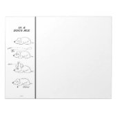 In de leeftijd van een hond notitieblok (Voorkant)