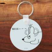 In de leeftijd van een hond sleutelhanger (Voorkant)