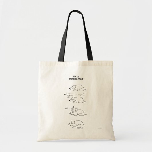 In de leeftijd van een hond tote bag (Voorkant)