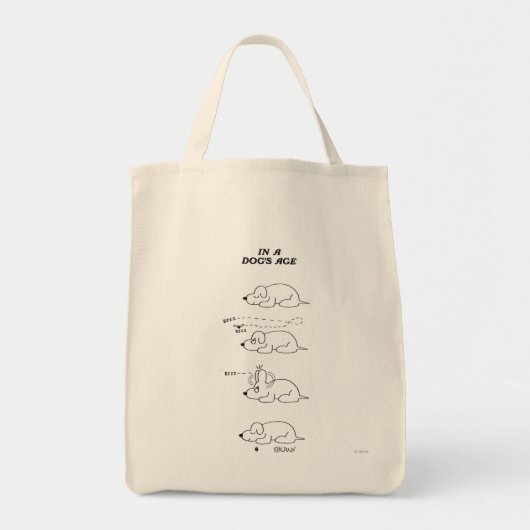 In de leeftijd van een hond tote bag (Voorkant)
