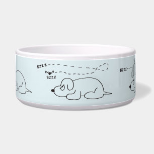 In de leeftijd van een hond voerbakje