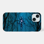 In de leegte kijken iPhone 15 case (Achterkant horizontaal)
