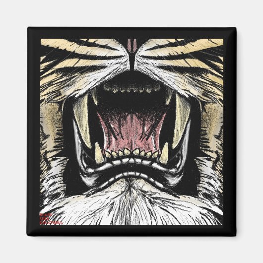 In de Leeuw's Mouth magneet (Voorkant)