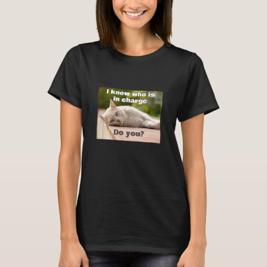 In de leiding (donker) T-shirt (Voorkant)