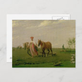 In de lente, 1820 briefkaart (Voorkant / Achterkant)