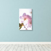 In de lente bloeiende boom canvas afdruk (Insitu (Houten vloer))