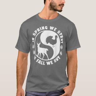In de lente jagen we in Herfst. T-shirt