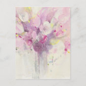  in de lente | Soft Pink Bouquet Briefkaart (Voorkant)