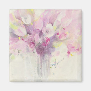  in de lente   Soft Pink Bouquet Magneet