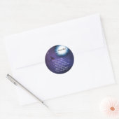 In de Lichte Dragonfly Ronde Sticker (Envelop)