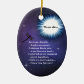 In de lichte libel keramisch ornament (Voorkant)