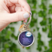 In de lichte libel sleutelhanger (Hand)