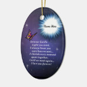 in de lichte vlinder keramisch ornament (Links)