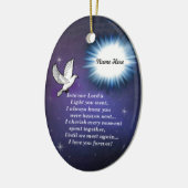 In de lichte vogel keramisch ornament (Links)