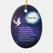 In de lichte vogel keramisch ornament (Voorkant)