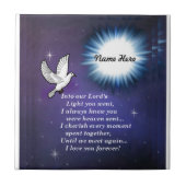 In de lichte vogel tegeltje (Voorkant)