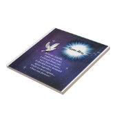 In de lichte vogel tegeltje (Zijkant)