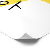 In de liefde ben je mijn zonneschijn poster (Hoek)