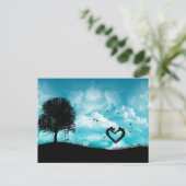 In de liefde briefkaart (Staand voorkant)