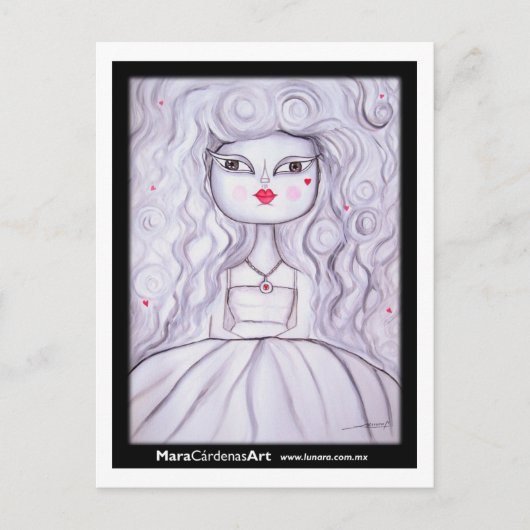 In de liefde briefkaart (Voorkant)