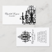 In de liefde kroonluchter ~ Visitekaartje (Voorkant / Achterkant)