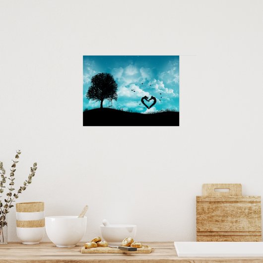 In de liefde poster (Keuken)