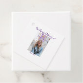 In de liefdevolle herinnering van herinnering houd bedankjes labels (In situ)