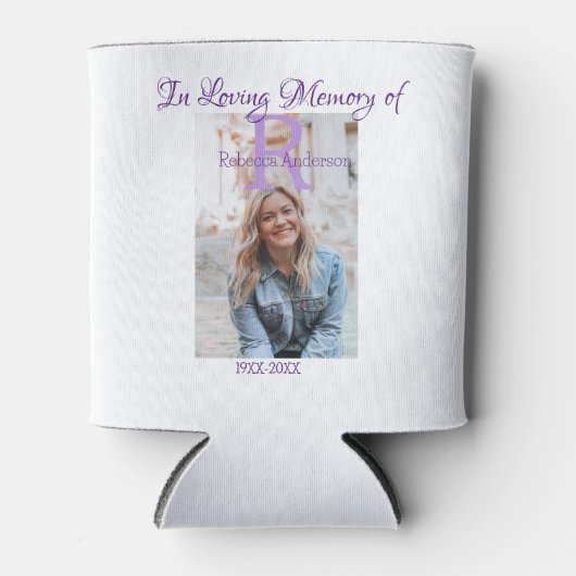 In de liefdevolle herinnering van herinnering houd blikjeskoeler (Voorkant)