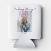 In de liefdevolle herinnering van herinnering houd blikjeskoeler (Achterkant)