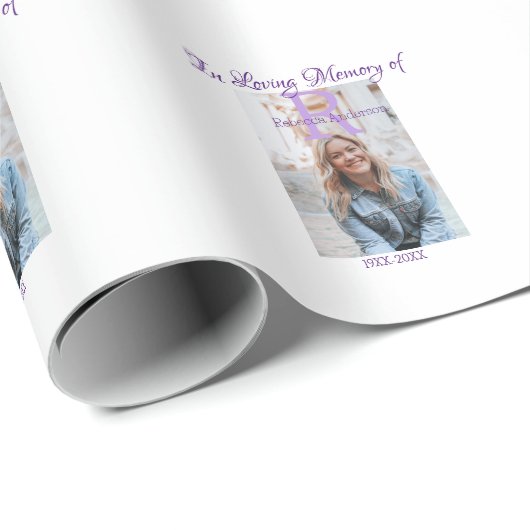 In de liefdevolle herinnering van herinnering houd cadeaupapier (Rol Hoek)