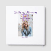 In de liefdevolle herinnering van herinnering houd gastenboek (Achterkant)