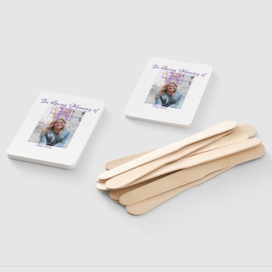 In de liefdevolle herinnering van herinnering houd handwaaier (Niet-gemonteerd)