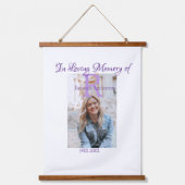 In de liefdevolle herinnering van herinnering houd hangend wandkleed (Voorkant)