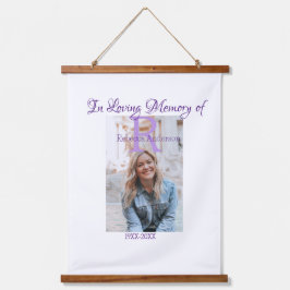 In de liefdevolle herinnering van herinnering houd hangend wandkleed