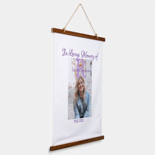 In de liefdevolle herinnering van herinnering houd hangend wandkleed (Gebogen)