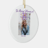 In de liefdevolle herinnering van herinnering houd keramisch ornament (Rechts)