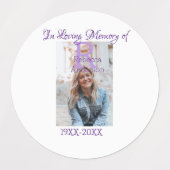 In de liefdevolle herinnering van herinnering houd labels (Design 2)