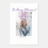 In de liefdevolle herinnering van herinnering houd post-it® notes (Voorkant)