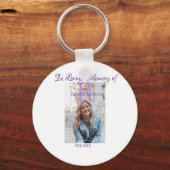 In de liefdevolle herinnering van herinnering houd sleutelhanger (Voorkant)