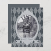 in de liefhebbende begrafenisdienst van het geheug (Voorkant / Achterkant)