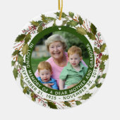 In de liefhebbende Memory Moeder Grandma Memorial  Keramisch Ornament (Voorkant)