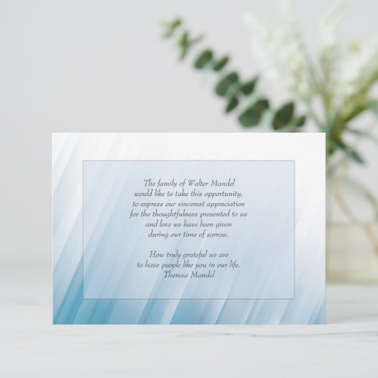 In de Light Bereavement Kaart 3,5-inch x5" (Staand voorkant)