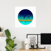 In de lijst (Zen Circle) Poster (Thuiskantoor)