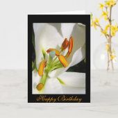 In de Lily Birthday Kaart (Gele Bloem)