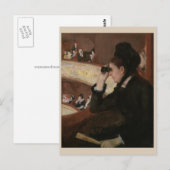 In de Loge Mary Cassatt Briefkaart (Voorkant / Achterkant)