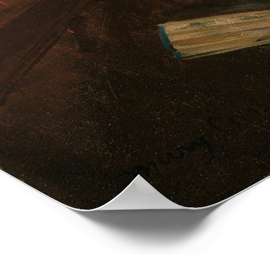 In de Loge van Mary Cassatt Poster (Hoek)