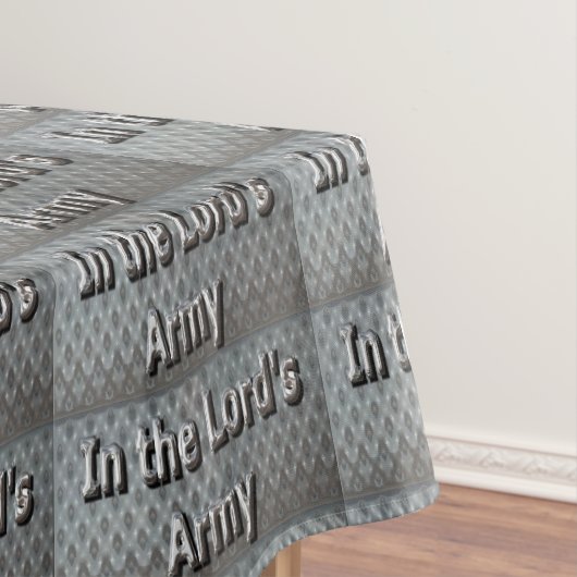 In de Lord's Army Tablecloth Tafelkleed (Voorbeeld)