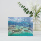 In de lucht boven Key West Florida Briefkaart (Staand voorkant)