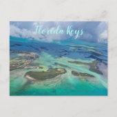 In de lucht boven Key West Florida Briefkaart (Voorkant)
